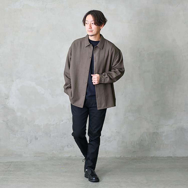 落ち着き感でスマートに見せる！