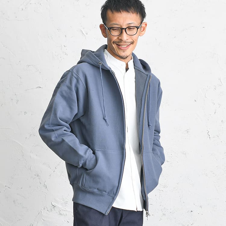 ヘビーウエイトフルジップパーカー