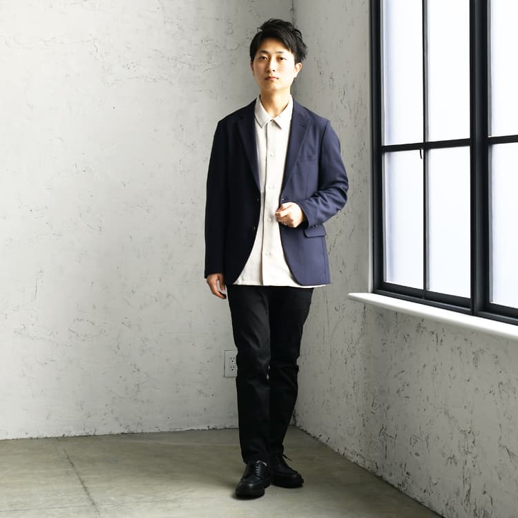 《デートに最適》大人の抜け感ジャケットコーデ