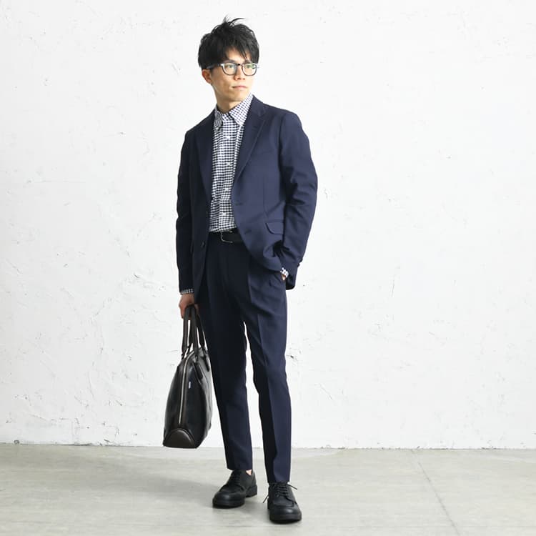 【40代の柄物スタイル】チェック柄を投入した大人可愛いコーディネート