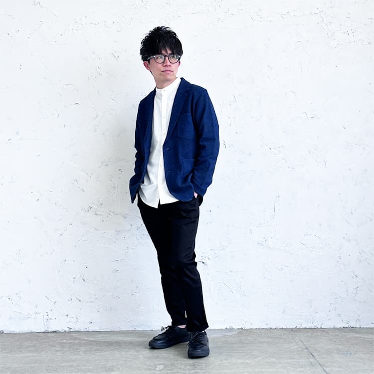 【デートにピッタリ】ニットジャケット×スキニーパンツを合わせた王道「ジャケパンコーデ」