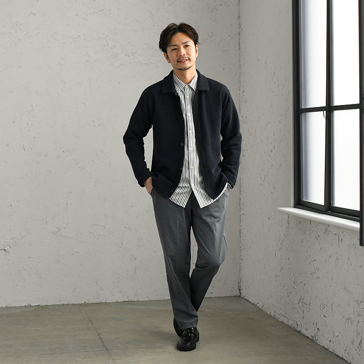 程よいラフさがカッコイイ！休日のお出掛けパパコーデ