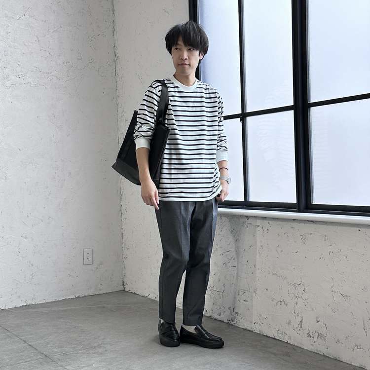 メンズにおすすめのボーダーTシャツコーデ