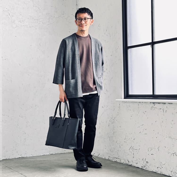 ブラウンでシックに。低身長さんもばっちり決まるスキニースタイル