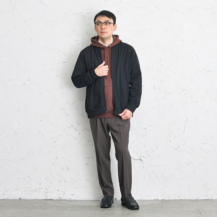 AUEN（旧：DCOLLECTION）おすすめのメンズパーカーコーデ