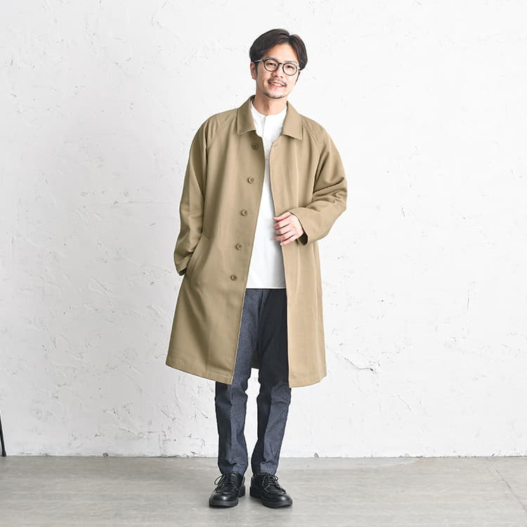 白シャツでオシャレにキメる冬コーデ