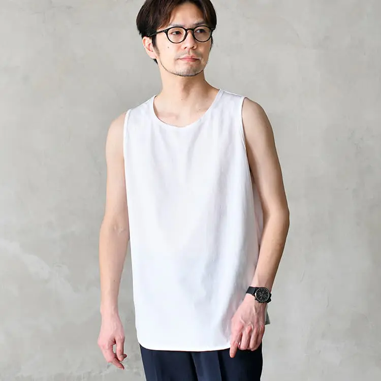 30代メンズのタンクトップコーデの選び方、着こなし方 - AUEN