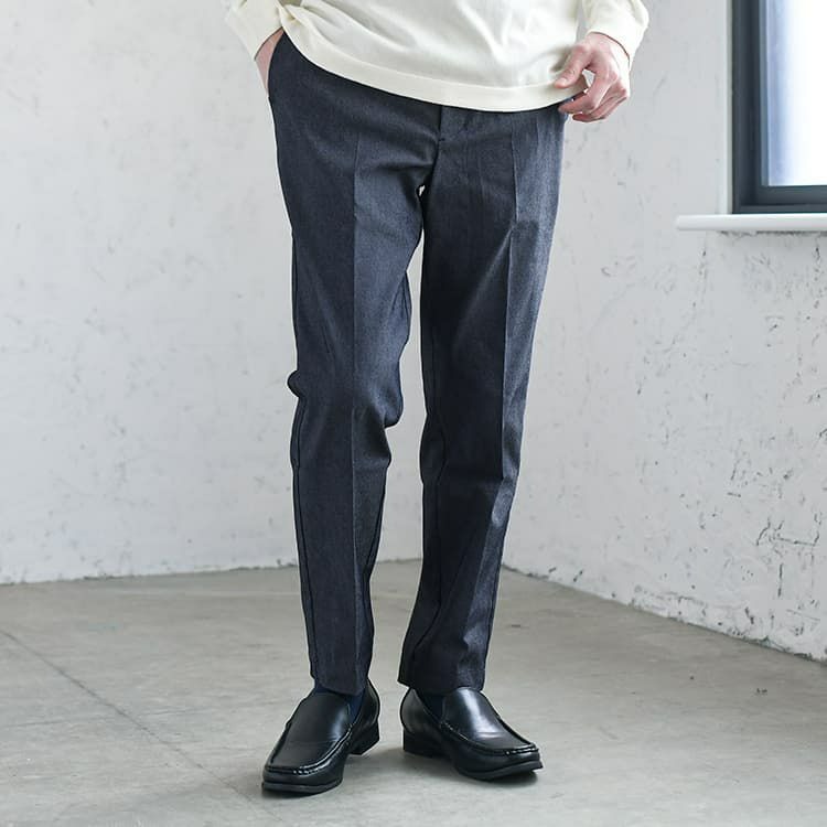 大人のデニムスラックス