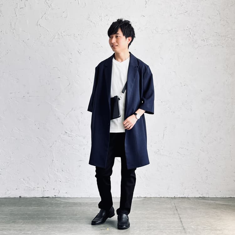 夏でも着こなしたい、チェスターコート