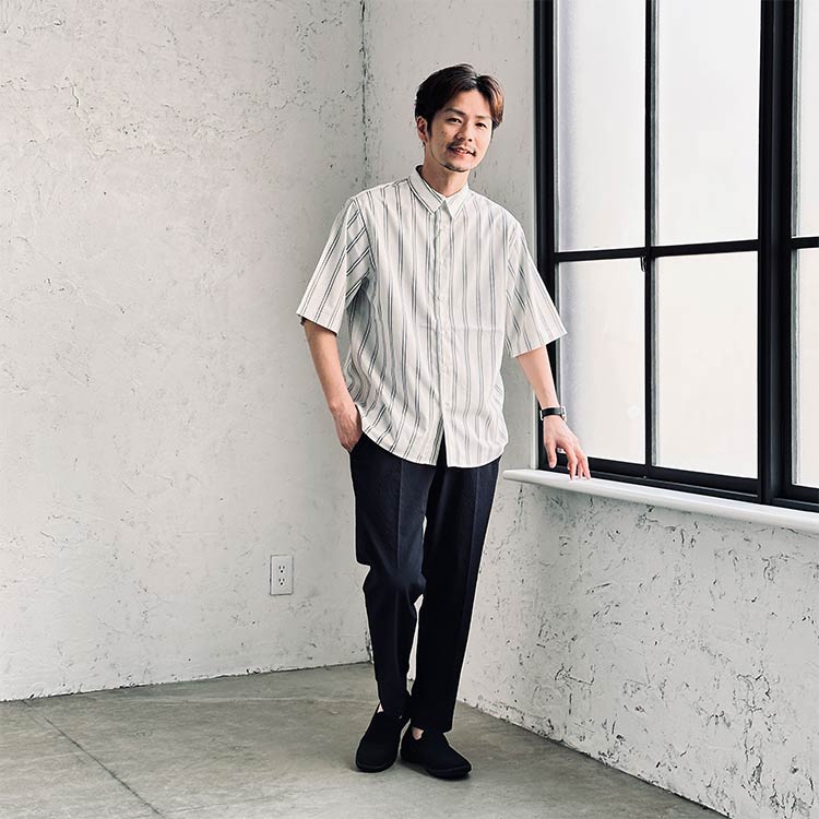 爽やかストライプで挑む！職場でも好印象のオフィスカジュアルコーデ