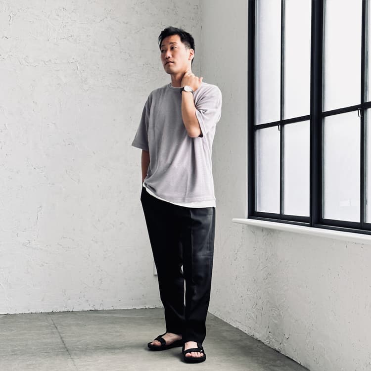 メンズにおすすめのスポーツサンダルコーデ