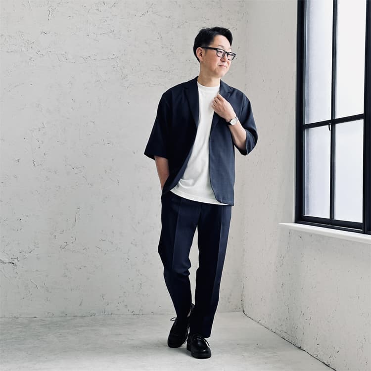 ドロップショルダーを選べば肩幅ガッチリ問題解決！