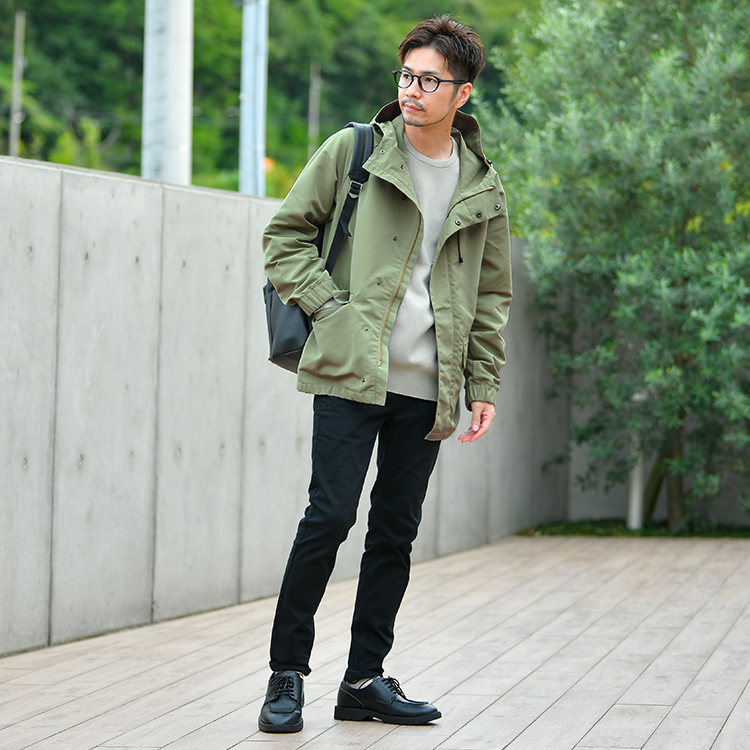 マウンテンパーカーを使ったメンズアメカジコーデ