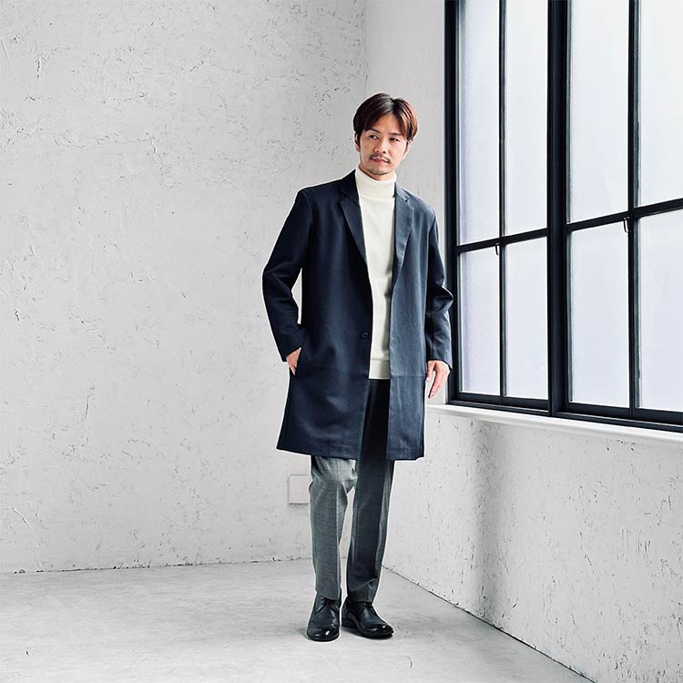 メンズコートを使った女子ウケ抜群のコーデ