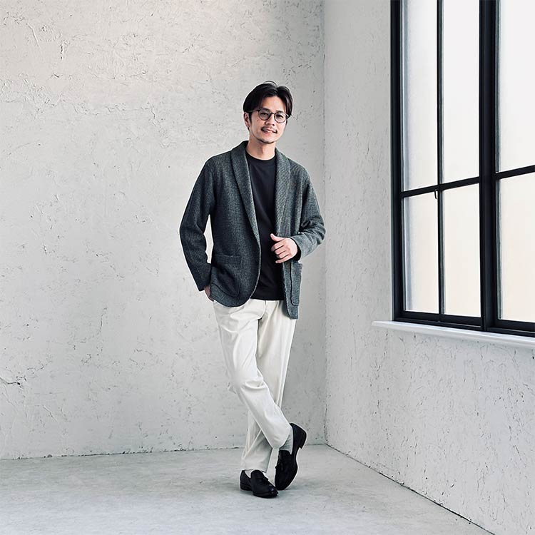 メンズグレーアウターのおすすめ着こなし例