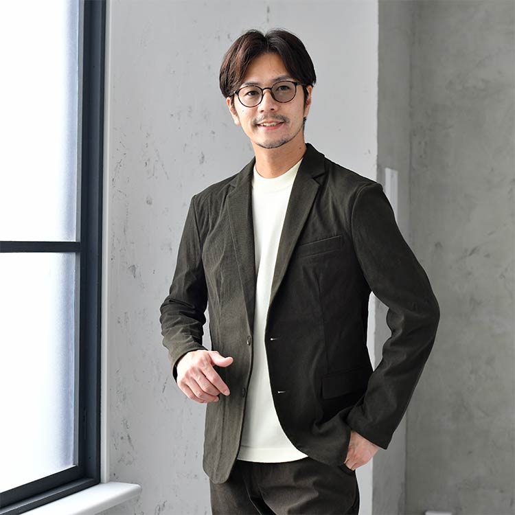 大人のコーデュロイジャケット