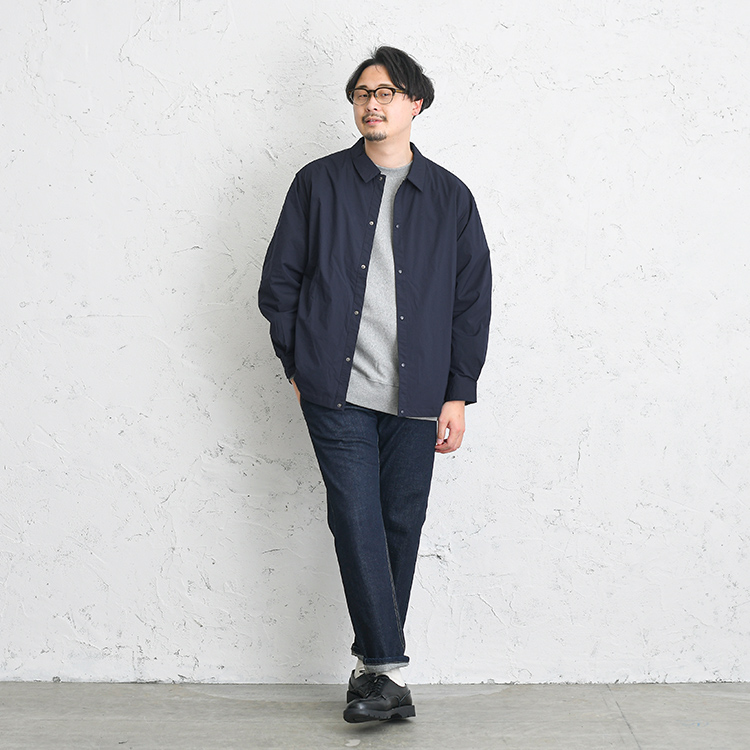 メンズコーチジャケットを使ったおすすめコーデ例