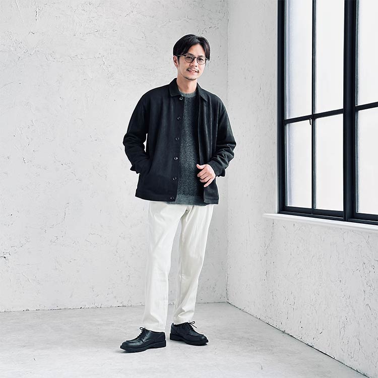 コーデュロイパンツを使ったメンズコーデ