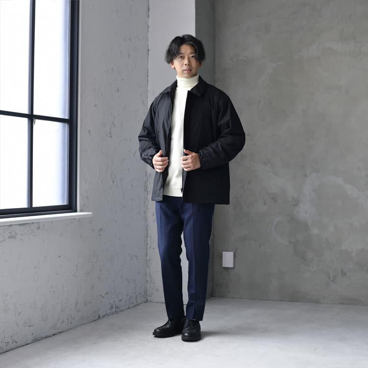 冬のイケオジ・コーチジャケットスタイル