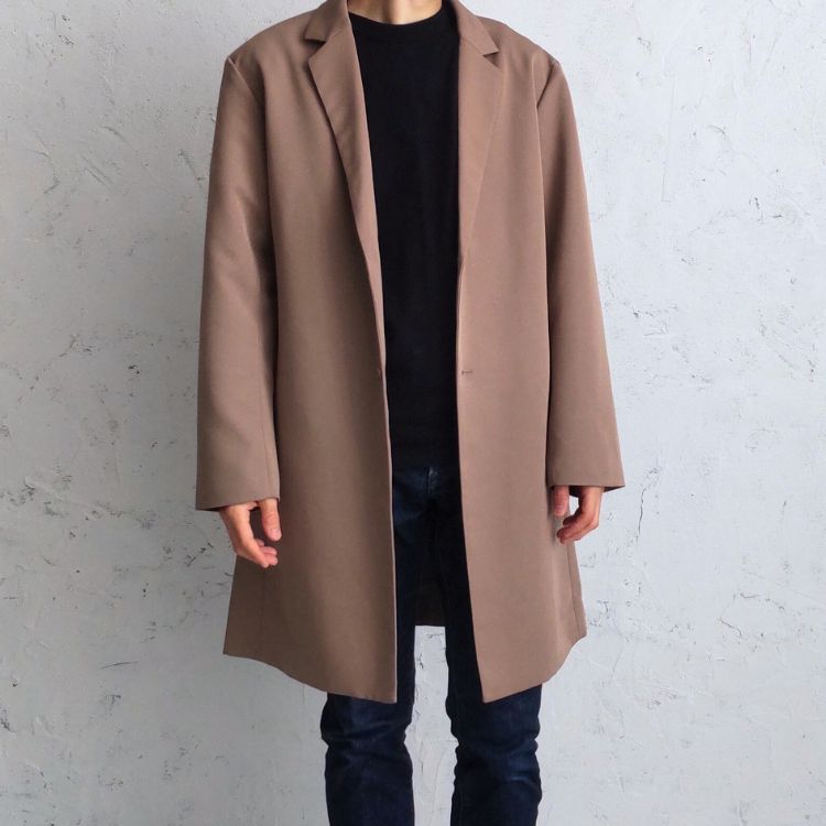 ビジネスコートを使った20代メンズ向けコーデ