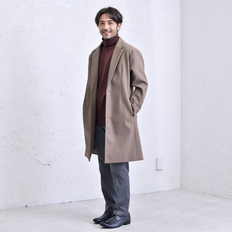 冬のマストアイテム：タートルネックニットのカッコいい着こなし