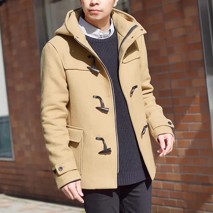 値下げしました。オンワード　JPRESS ダッフルコート 定番】CUBABEACH トリプルパイル ダッフルコート / J.PRESS MEN