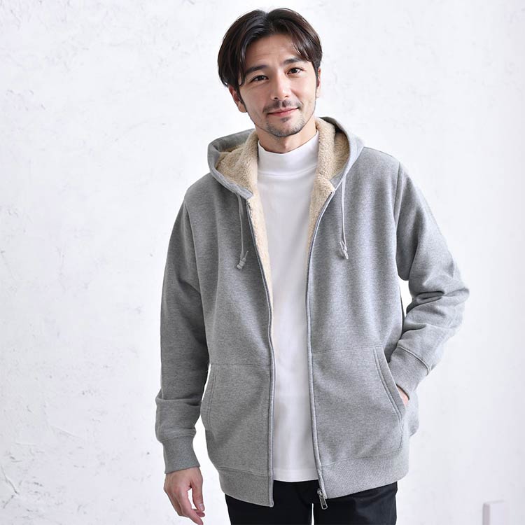 リラクシング フルジップパーカー