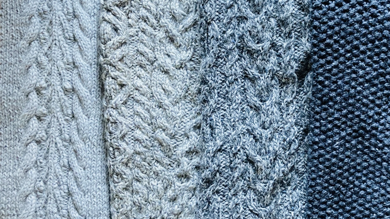 ニットベストの画像