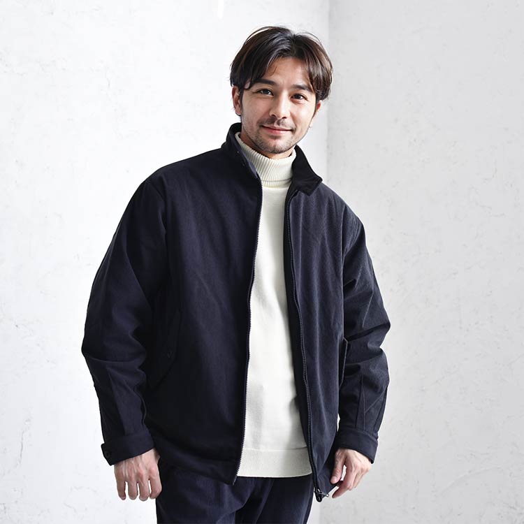 コーデュロイブルゾン