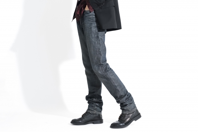 高身長メンズの足元