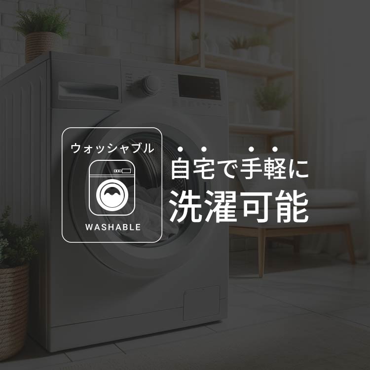 ウォッシャブル機能付き