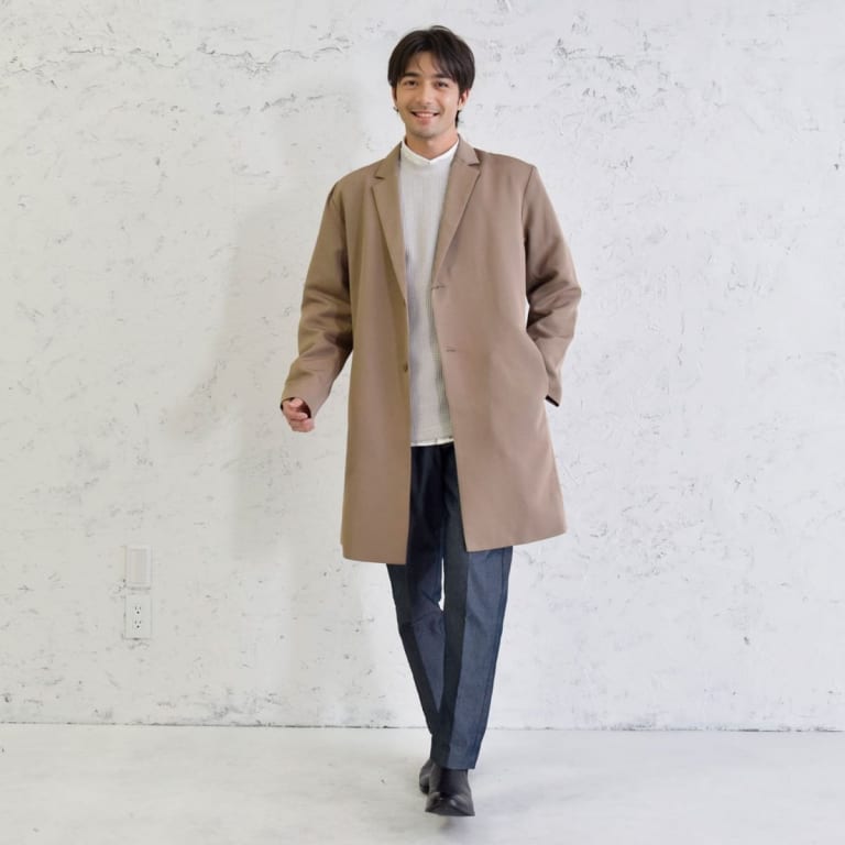 チェスターコートで春のデートを素敵に！