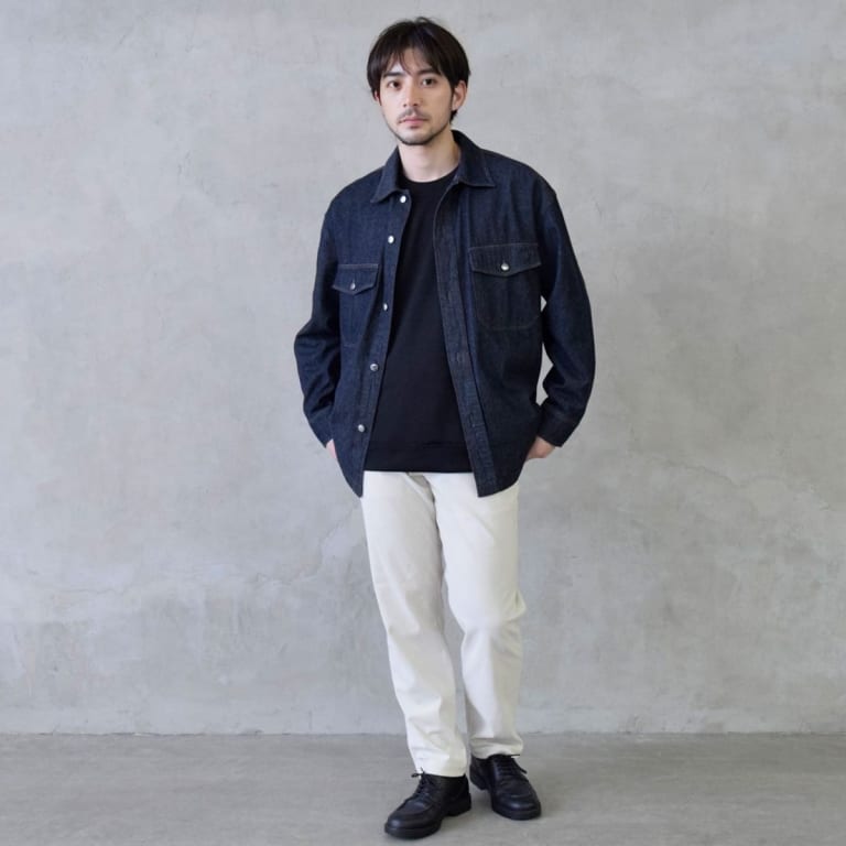 男らしさ◎春のデニムコーデ