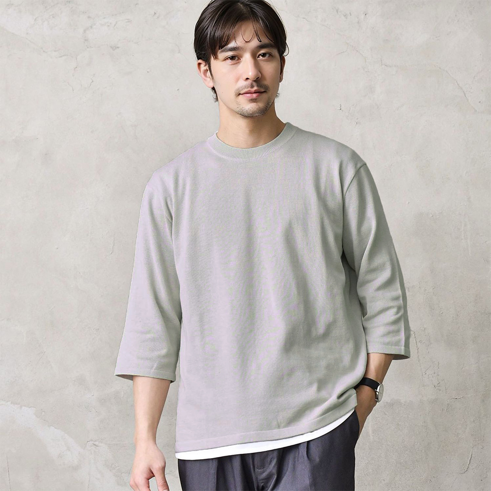 7分袖サマーニット