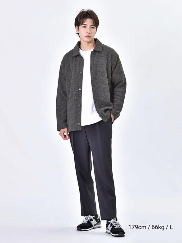 オフィスカジュアル ワイドパンツ メンズ