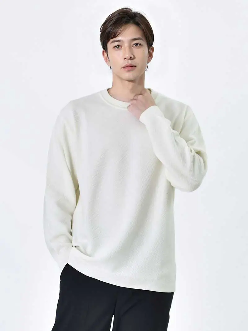 白／ホワイト系ニットの爽やかメンズスタイル！おすすめブランドや  