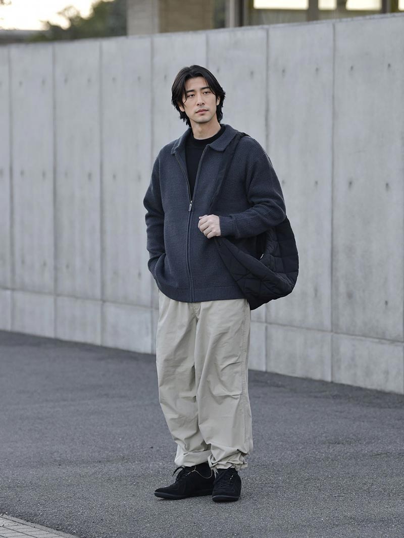 冬靴を使ったメンズコーデ