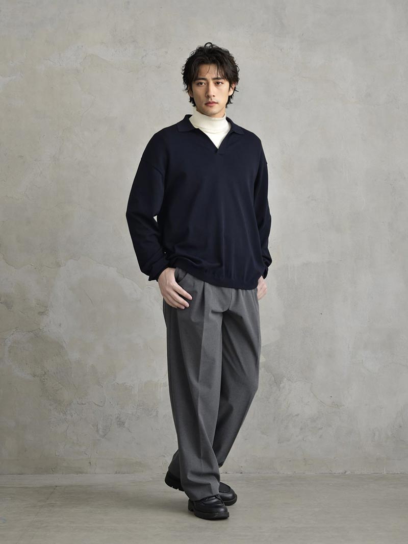 タートルネック ニット メンズ 20代