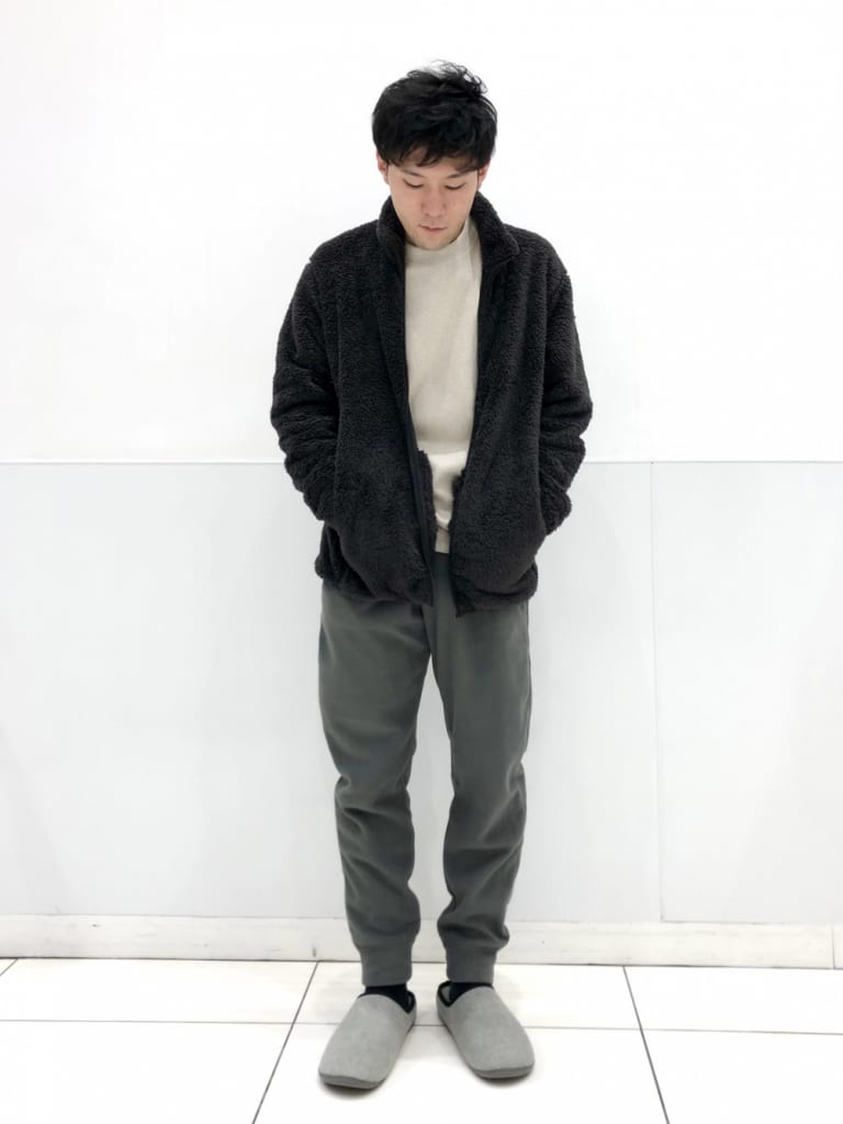 フリースで作るメンズコーデ