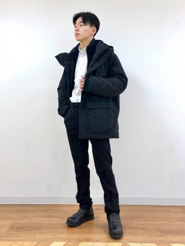 フリースで作るメンズコーデ