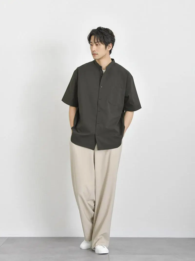 【最安値】半袖 秋冬 Yシャツ　男性　夏春　ファッション　シャツ　メンズ