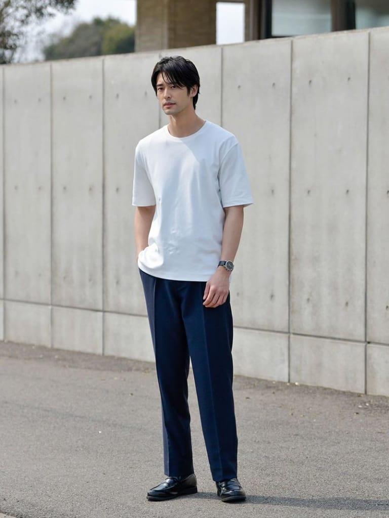 清潔感のある大人メンズコーデ