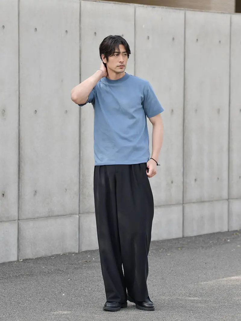 5/L メンズ　春夏　ストレッチロングパンツ　黒系 5/L メンズ 春夏 ストレッチロングパンツ 黒系 5/L メンズ 春夏