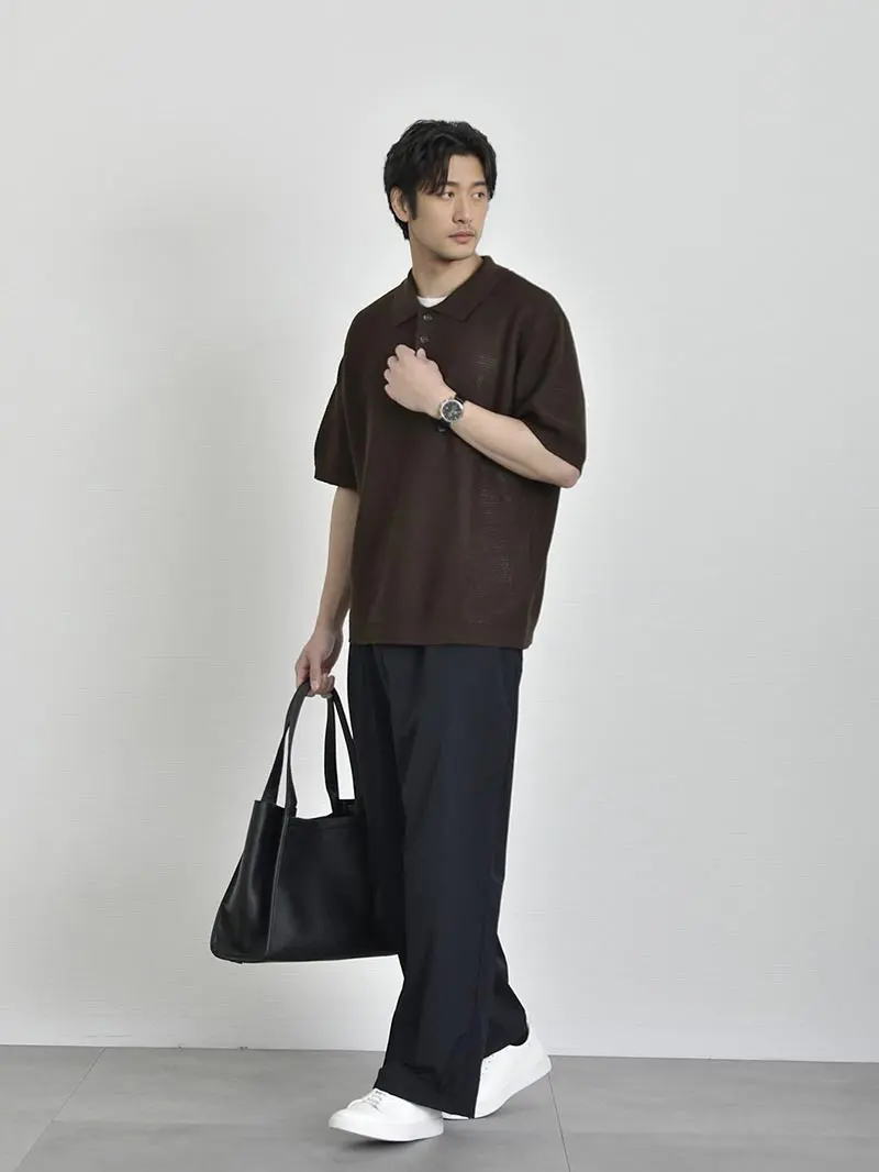 ポロシャツ メンズ メンズファッション 半袖 無地 吸汗速乾 接触冷感 Tシャツ メンズ 半袖 ポロシャツ 襟付き 無地 薄手 ポリエステル 韓国