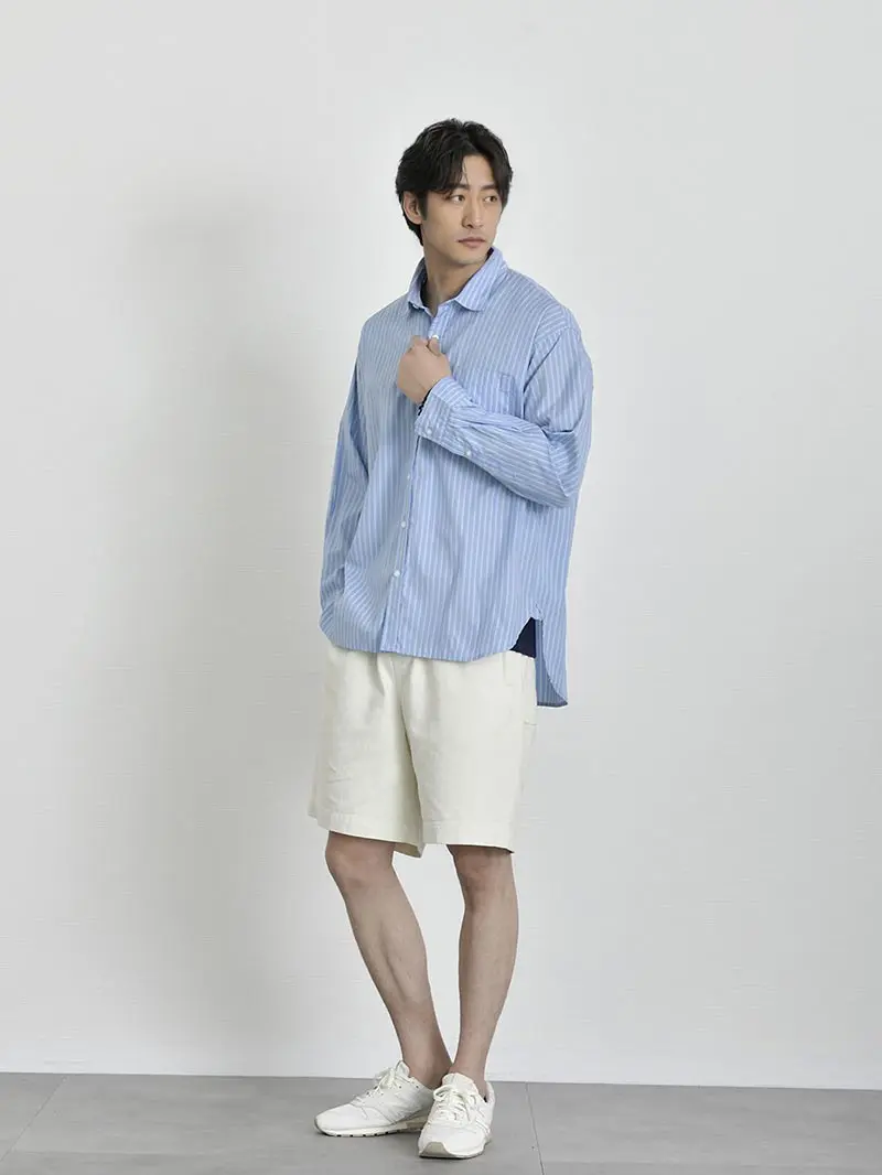 汗をかきやすい夏でも爽やかに！気温35度のメンズの服装 - AUEN
