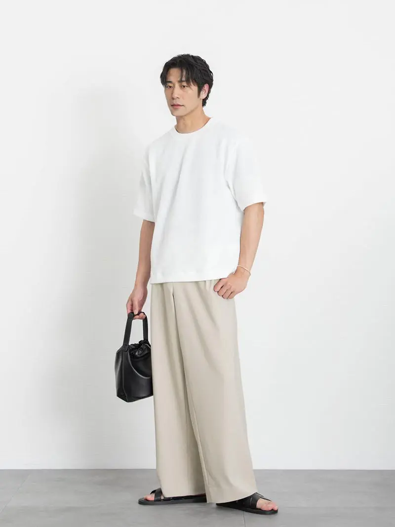 メンズファッション 汗をかきやすい夏でも爽やかに！気温35度のメンズの服装 - AUEN