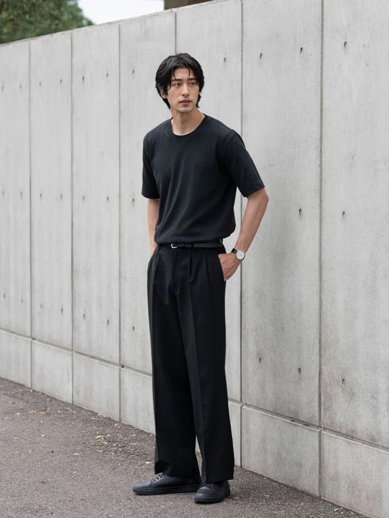 シンプルでおしゃれな40代ベルトコーデ