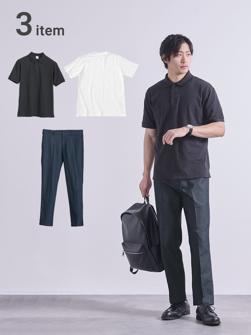 快適さと品格を両立した夏のメンズオフィスコーデ