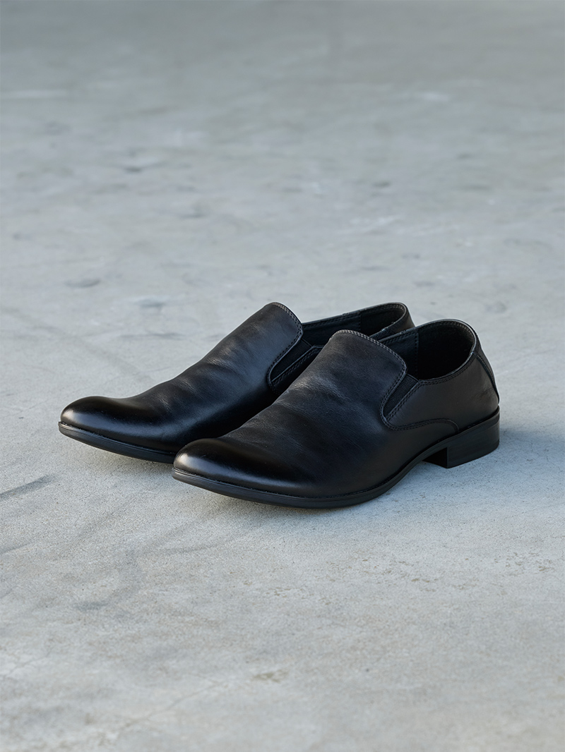 whoop'-de-doo'プレーントゥレザースリッポン