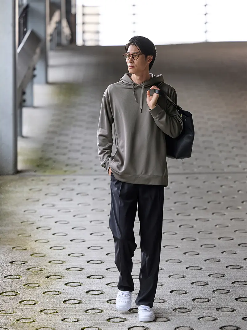 レディース スラックス メンズ 秋冬 アメカジ チェックシャツ ウール